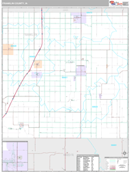 Franklin County, IA Wall Map