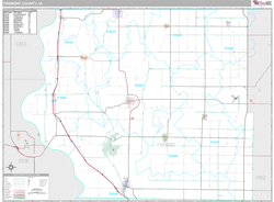 Fremont County, IA Wall Map