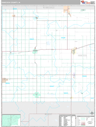 Hancock County, IA Wall Map