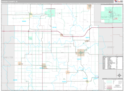 Hardin County, IA Wall Map