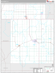 Ida County, IA Wall Map