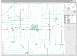 Jasper County, IA Wall Map