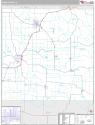 Jones County, IA Wall Map