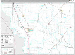 Monona County, IA Wall Map