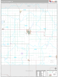 Palo Alto County, IA Wall Map
