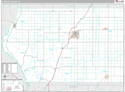 Plymouth County, IA Wall Map