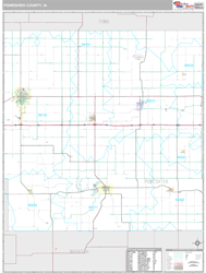 Poweshiek County, IA Wall Map