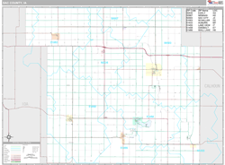 Sac County, IA Wall Map