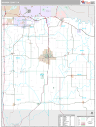 Warren County, IA Wall Map