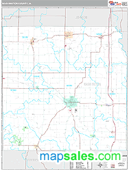 Washington County, IA Wall Map