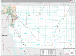 Woodbury County, IA Wall Map