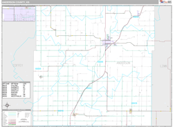 Anderson County, KS Wall Map