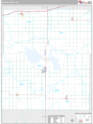 Coffey County, KS Wall Map