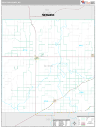 Decatur County, KS Wall Map