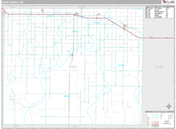 Gove County, KS Wall Map