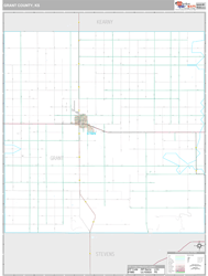 Grant County, KS Wall Map