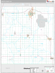 Labette County, KS Wall Map