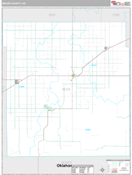 Meade County, KS Wall Map