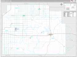 Morris County, KS Wall Map