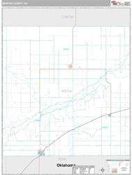 Morton County, KS Wall Map