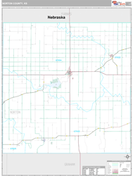 Norton County, KS Wall Map