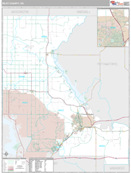 Riley County, KS Wall Map