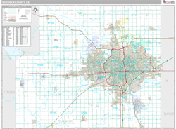 Sedgwick County, KS Wall Map