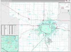 Shawnee County, KS Wall Map