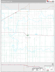 Sheridan County, KS Wall Map