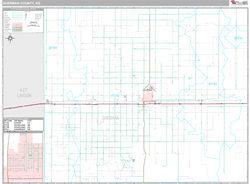 Sherman County, KS Wall Map