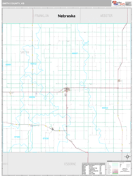 Smith County, KS Wall Map