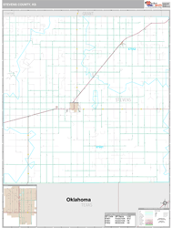 Stevens County, KS Wall Map