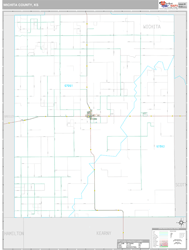 Wichita County, KS Wall Map