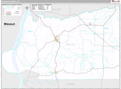 Carlisle County, KY Wall Map