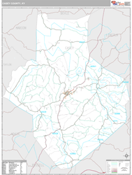 Casey County, KY Wall Map