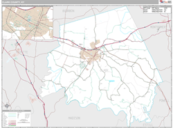 Clark County, KY Wall Map