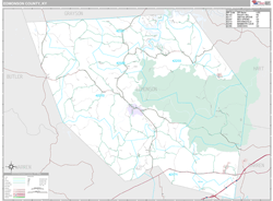 Edmonson County, KY Wall Map