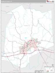 Franklin County, KY Wall Map