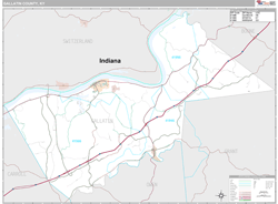 Gallatin County, KY Wall Map