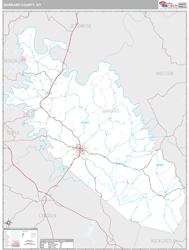 Garrard County, KY Wall Map