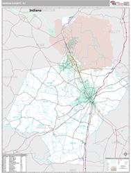 Hardin County, KY Wall Map