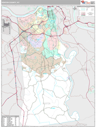 Kenton County, KY Wall Map