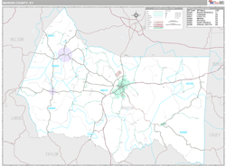 Marion County, KY Wall Map