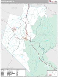 Rockcastle County, KY Wall Map