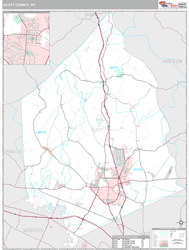 Scott County, KY Wall Map