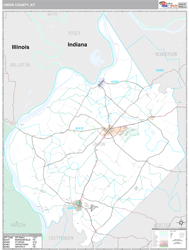 Union County, KY Wall Map