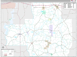 Bienville County, LA Wall Map