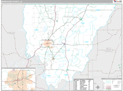 Morehouse County, LA Wall Map