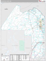 Aroostook County, ME Wall Map