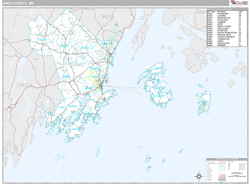 Knox County, ME Wall Map